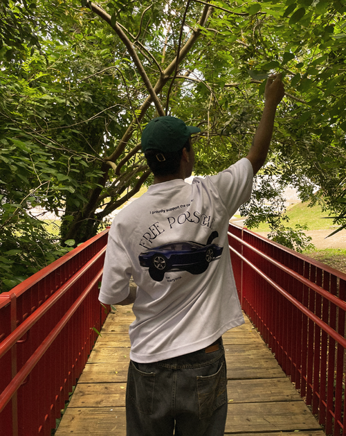 Camiseta Oversized Free Porsche