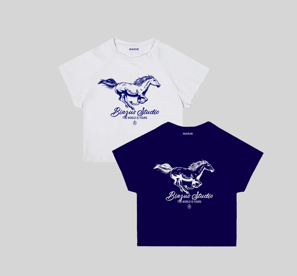 BABY TEE HORSE BIAZUS STUDIO