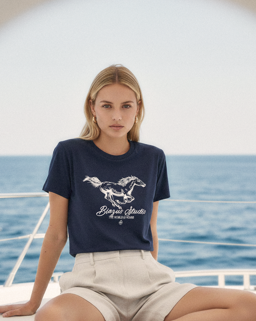 BABY TEE HORSE BIAZUS STUDIO